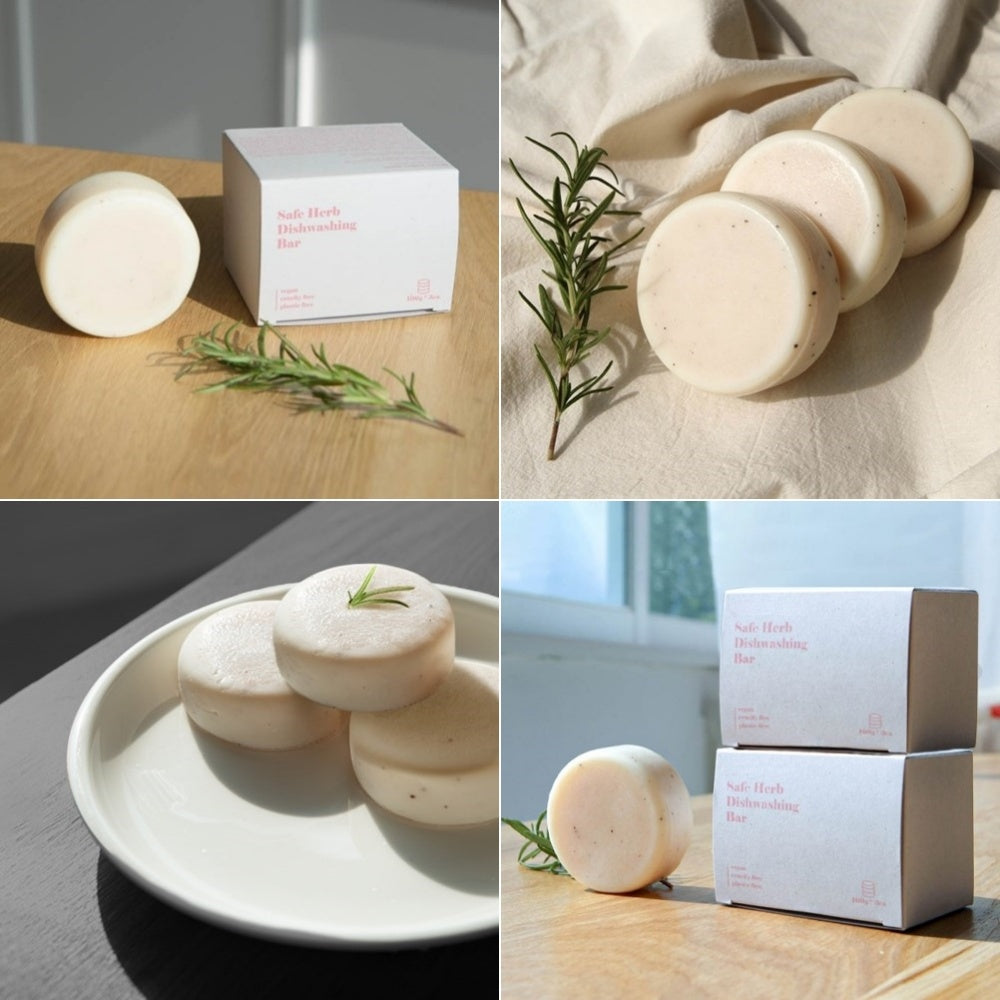 Zero Waste Natural Solid Dish Washing Soap Bars